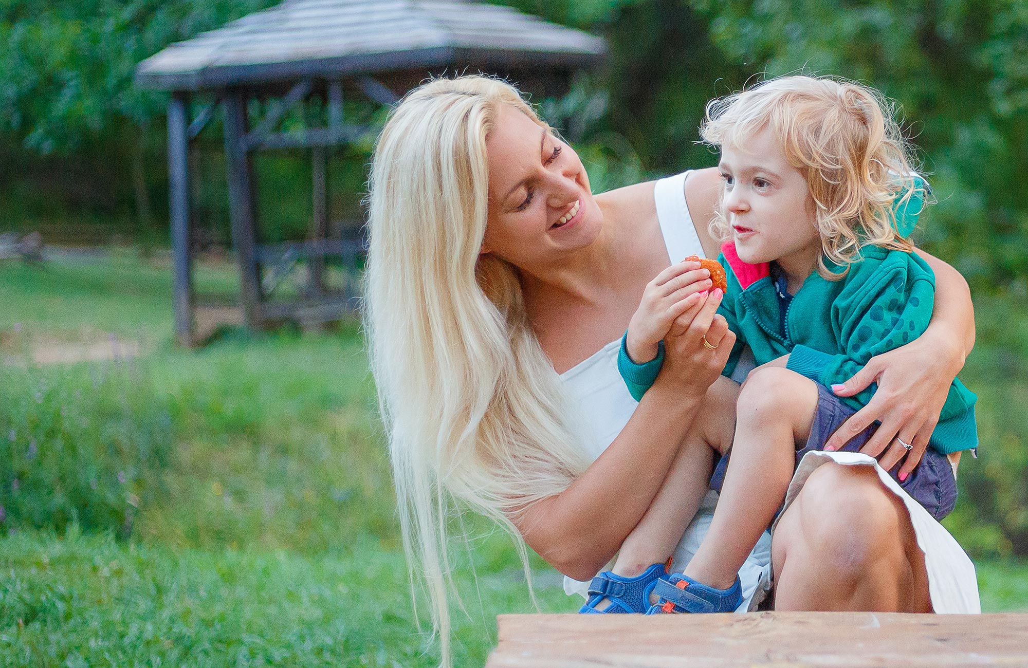 Healthy food for toddlers and up, prepared by a mom